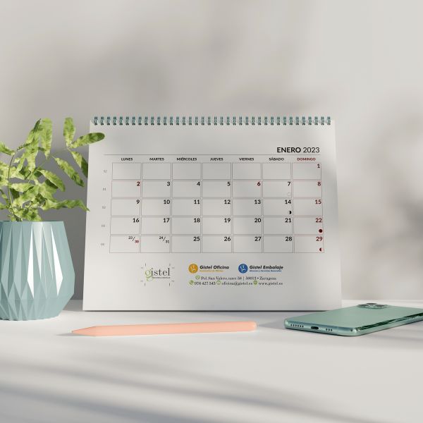 Gistel calendarios y agendas personalizadas